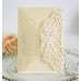 White Laser Invitation Holder Holiday Greeting Card Wholesale
